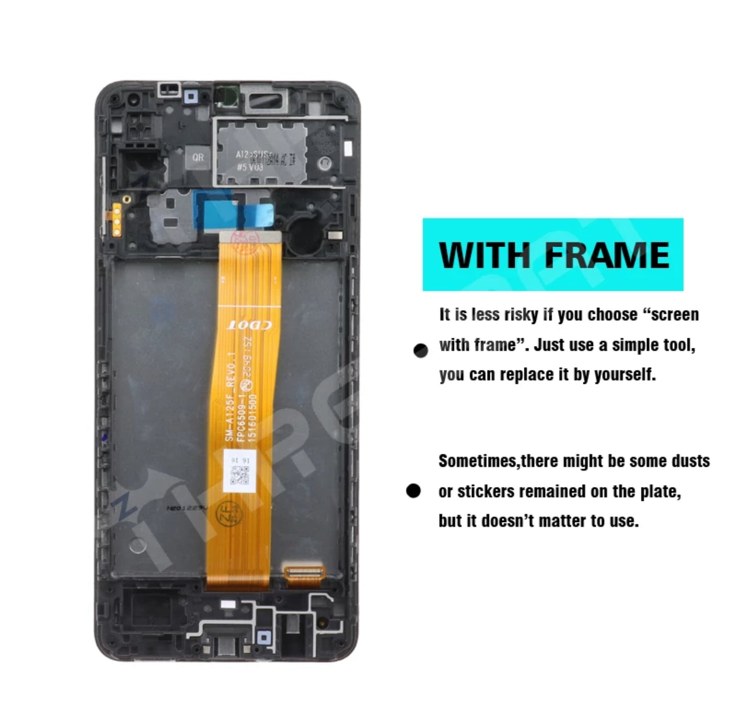 Écran tactile SAMSUNG A12